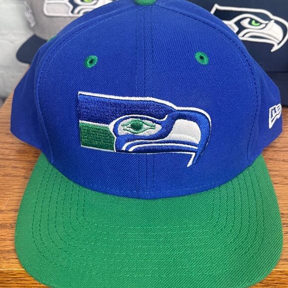 Seattle Seahawks Football NFL Hat Bundle- 6 New Era, 2 Nike Dri-Fit - Picture 6 of 17